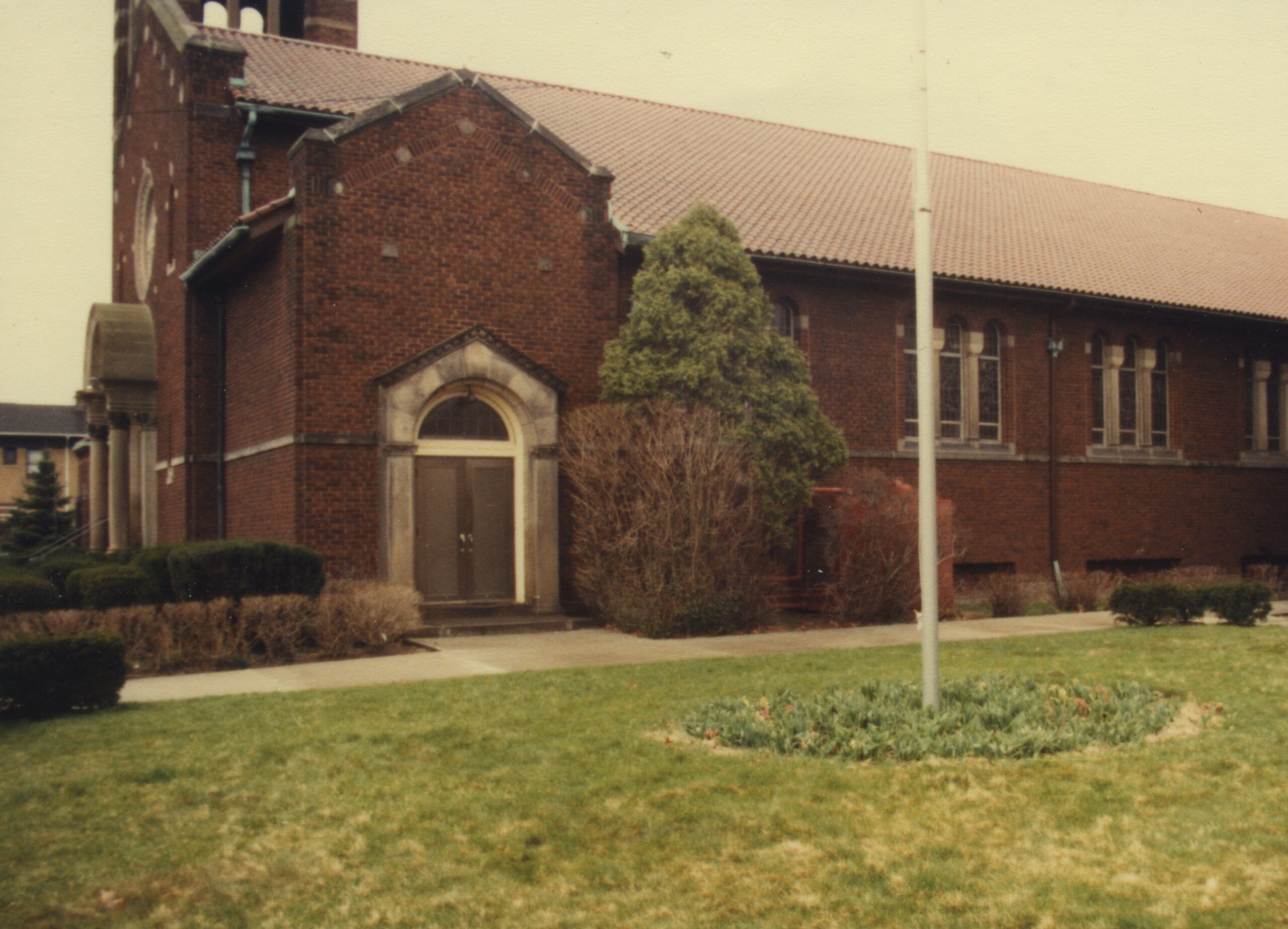 Church Entrance Before Restoration 1982